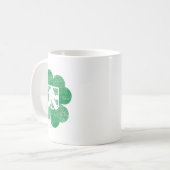 Mug Jour de la Saint Patrick quatre feuilles Clover -  (Devant gauche)