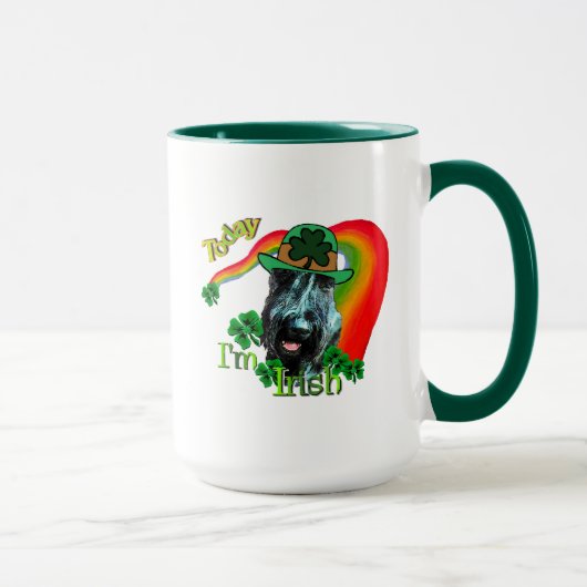 Mug Jour de la Saint Patrick Schnauzer géant (Droite)