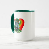 Mug Jour de la Saint Patrick Schnauzer géant (Devant gauche)