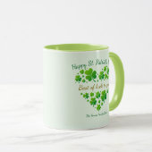 Mug Jour de la Saint-Patrick Shamrock Cadeau I Meilleu (Devant droit)