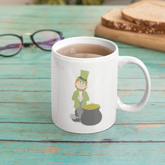 Mug Jour de la Saint-Patrick Simple Lutins Mignons