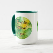 Mug Jour de la Saint-Patrick Top of the Morning' (Devant gauche)