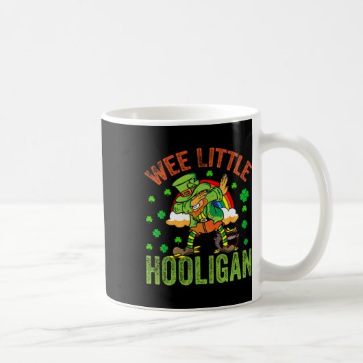 Mug Jour de la Saint-Patrick Wee Little Hooligan Drape (Droite)
