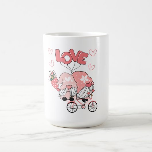 Mug Jour de la Saint-Valentin rose noir (Centre)