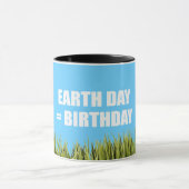 Mug Jour de la terre = anniversaire (Centre)