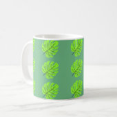 Mug Jour de la Terre Feuilles Vertes (Devant gauche)
