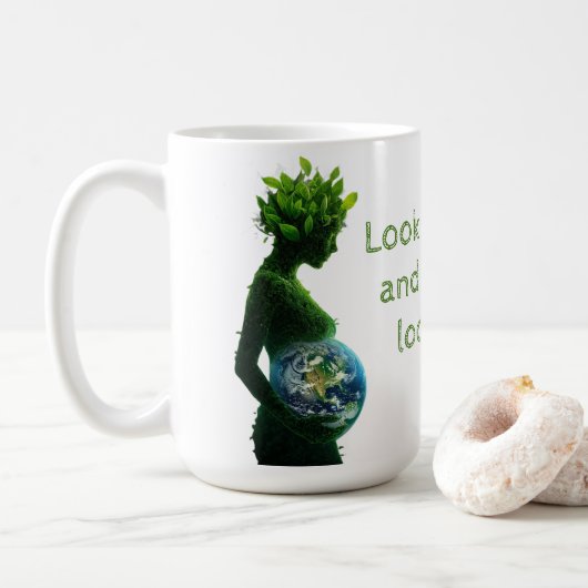Mug Jour de la Terre Mère Nature (Avec donut)