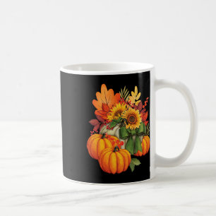 Mug Jour de l'Action de Grâce Citrouille Tournesol Aut