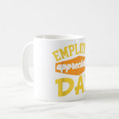 Mug Jour de l'appréciation de l'employé Employé du moi (Devant gauche)
