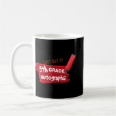 Mug Jour De L'École Autographe Élémentaire 5e Année Gr (Gauche)