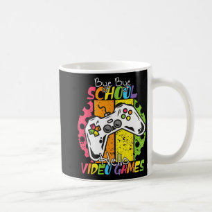 Mug Jour De L'École Bye Bye École Bonjour Jeux Vidéo