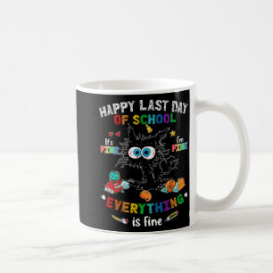Mug Jour de l'école Chat Noir C'est très bien Je vais 
