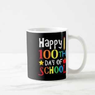 Mug Jour De L'École Enseignants Enfants Joyeux 100 Jou