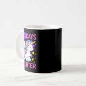 Mug Jour De L'École Unicorne 100 Jours Plus Brighter K (Devant gauche)