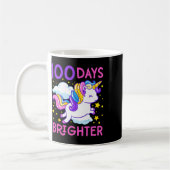 Mug Jour De L'École Unicorne 100 Jours Plus Brighter K (Gauche)