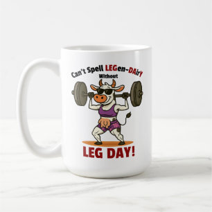 Mug Jour de légendaire jambe - Entraînement drôle de s