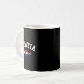 Mug Jour de l'indépendance du drapeau croate env. 1991 (Devant gauche)