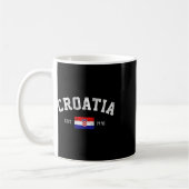 Mug Jour de l'indépendance du drapeau croate env. 1991 (Gauche)
