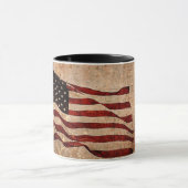 Mug Jour de l'Indépendance du drapeau patriotique Vint (Centre)