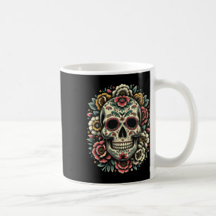 Mug Jour De Los Muertos Du Crâne Morte De Sucre Hallow