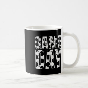 Mug Jour de match de football Vie de mère de footballe