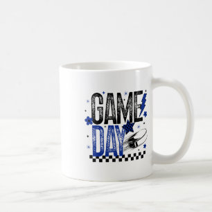 Mug Jour de match de hockey sur glace Maman de hockey