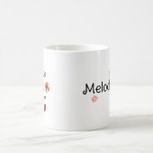 Mug jour de mère heureuse simple écrit à la main perso (Centre)