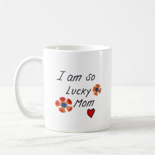 Mug jour de mère heureuse simple écrit à la main perso