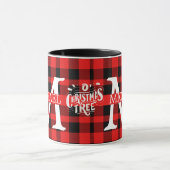 Mug Jour de Noël de Buffalo Plaid (Centre)