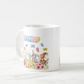 Mug Jour de Pâques amusant Bunny (Devant gauche)
