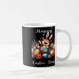 Mug Jour De Pâques Chat Bunny Oeufs Oreilles Pour Homm