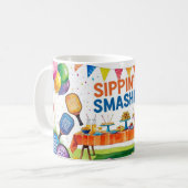 Mug Jour de Pickleball Thème (Devant gauche)