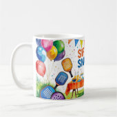 Mug Jour de Pickleball Thème (Gauche)