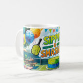 Mug Jour de Pickleball Thème (Devant gauche)