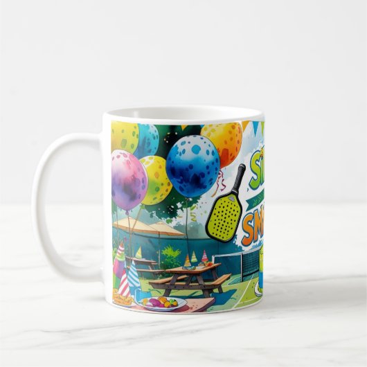 Mug Jour de Pickleball Thème (Gauche)