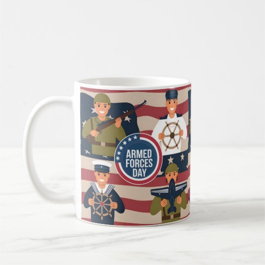Mug Jour de reconnaissance des forces armées (Gauche)