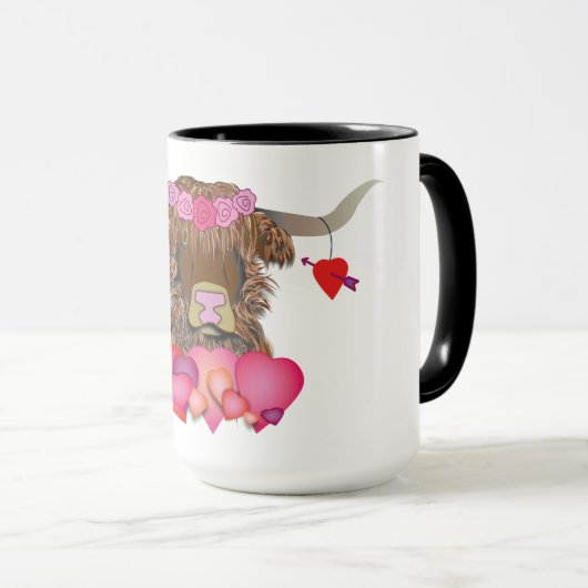 Mug Jour de Saint-Valentin (Devant droit)