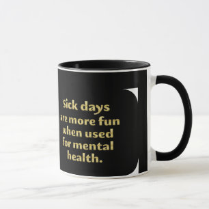 Mug Jour de santé mentale (carré)