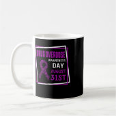 Mug Jour de sensibilisation à la surdose de drogue 31 (Gauche)