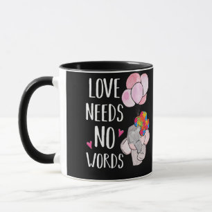 Mug Jour de Sensibilisation sur l'autisme des éléphant