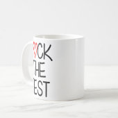 Mug Jour de test de l'enseignant de test Jour de test (Devant gauche)