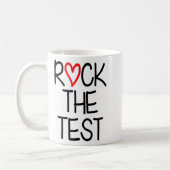 Mug Jour de test de l'enseignant de test Jour de test (Gauche)