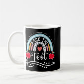 Mug Jour de test de l'enseignant de test Jour de test (Gauche)