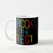 Mug Jour de test Drôle Enseignant Jour de test Drôle (Gauche)