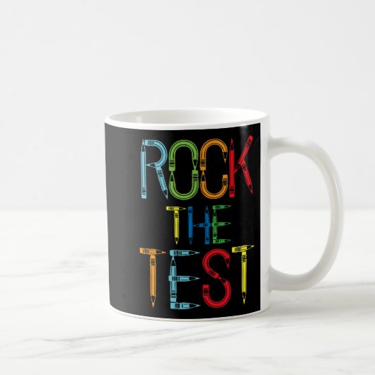 Mug Jour de test Drôle Enseignant Jour de test Drôle (Droite)