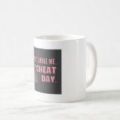 Mug Jour de triche avec Cupcake Rose (Devant droit)