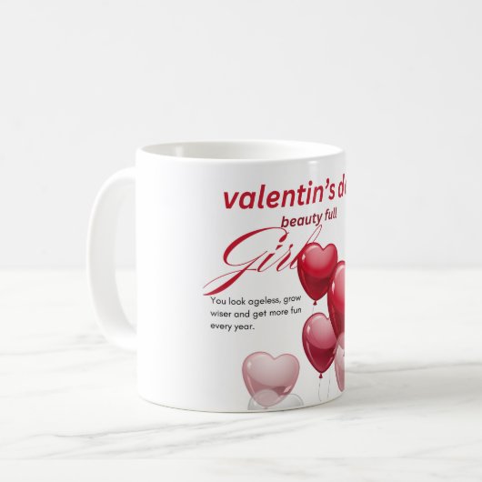 Mug jour de valentian (Devant gauche)