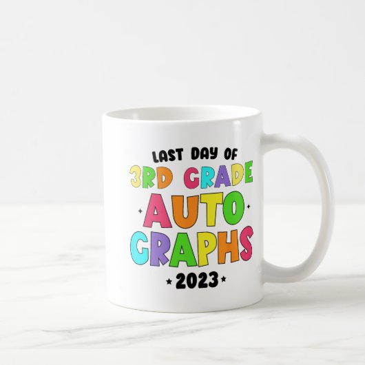 Mug Jour Dernier De L'École Autographes (Droite)