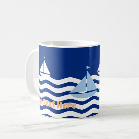 Mug Jour des bateaux à voile (Devant gauche)