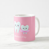 Mug Jour des mères de dents drôle de mule (Devant droit)